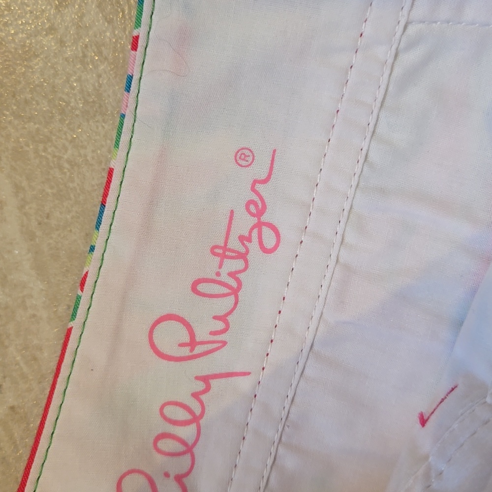NWT Lilly Pulitzer Callahan Pomegranate "Jungle Tumble" Shorts - Picture 4 of 8